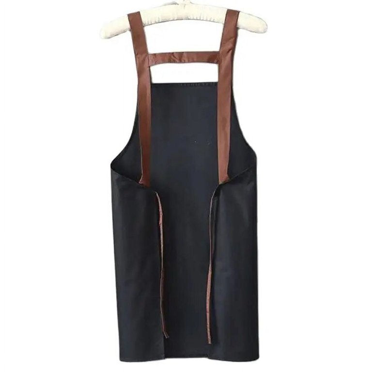 Kitchen Apron Sleeveless Waterproof Hand-wiping Cooking Baking Home Chef Aprons With Pockets Waiter Pinafore Logo Design Custom