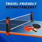 MSPORTZ Table Tennis Bats, Wooden Table Tennis Set | Portable Table Tennis Set, 2 Table Tennis Bats, 3 Ping Pong Balls & Carry Bag, for Outdoor/Indoor Daily Practice & Competitions
