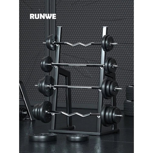 Barbell set weight stationary home gym weight training fitness - 50kg