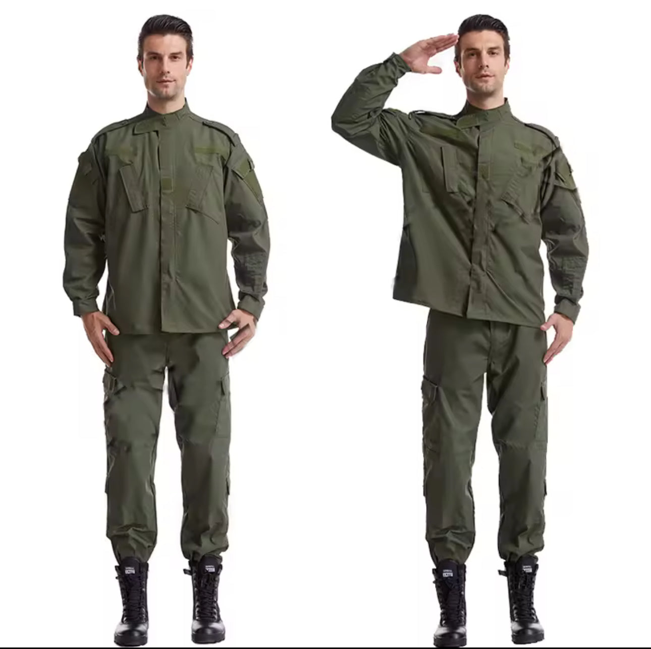Tactical Airsoft Military Uniform Set Outdoor Force Combat Jacket & Pants Suit