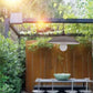 Solar LED Pendant Lights, Dusk to Dawn Auto Lamp with Remote Control