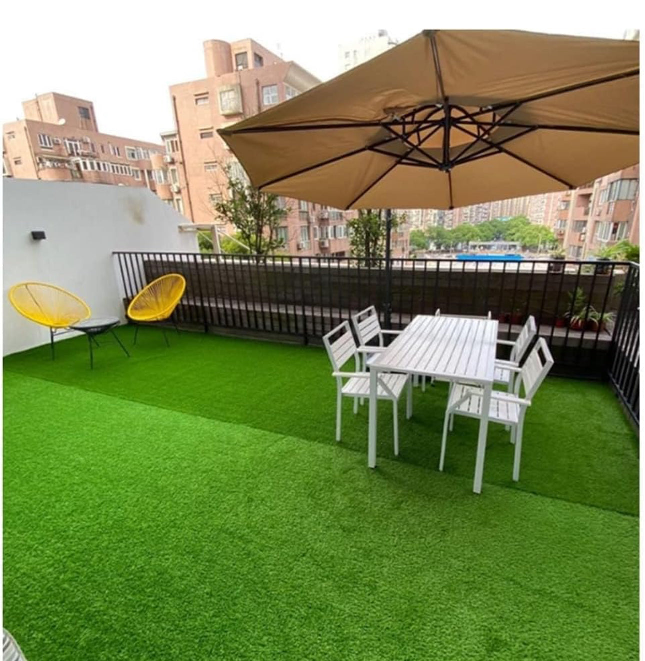 Generic
Artificial Grass Outdoor Décor Rug Simulation Lawn Carpet Artificial Turf Green Rug， Outdoor Extended Fake Grass Plastic Mats For Balcony Garden Courtyard Landscape Decoration 20mm Pile Height