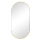 Oval Mirror Frameless 80x60cm - Various Options