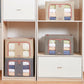 Clothes Storage Box with Transparent Window, Storage Box, Wire Included, Storage Case, Stacking, Clothes Case, Large Capacity, Clothes Storage, Foldable, Easy to Take Out, Handle, Washable, Dustproof, Moisture-Proof, Clothes, Toys, Documents, Living Room,