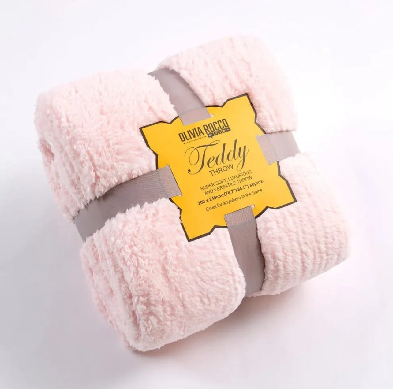 Kingole Faux Rabbit Fur Luxury Throw Blanket, Cozy Couch Sofa Bed Super Soft and Warm Plush Microfiber Fleece Queen - Various Colours Available