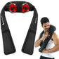 3D Massagers for Neck and Back,Neck Massager with Heat,Heated Neck and Shoulder Massager for Pain Relief Deep Tissue,Shiatsu Neck and Back Massager for Neck Back Shoulder Leg