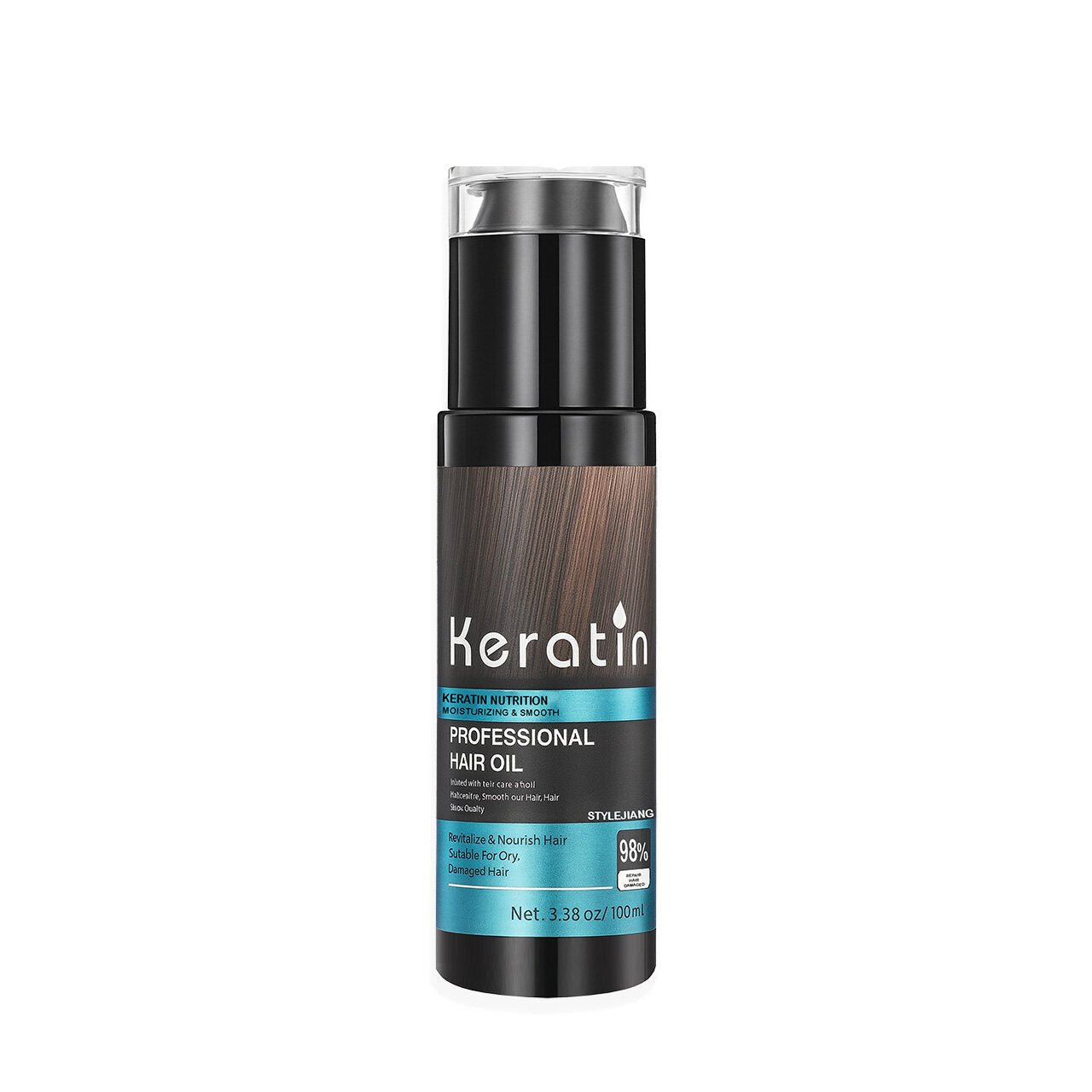 ARK Keratin Professional Hair Oil Serum 100ml | Repair, Smooth, Shine & Frizz Control for All Hair Types
