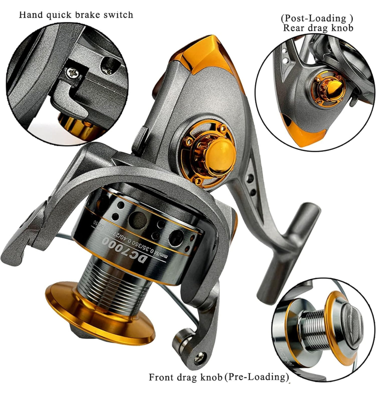 Fishing Spinning Reel Saltwater Fishing Reel Series 5000