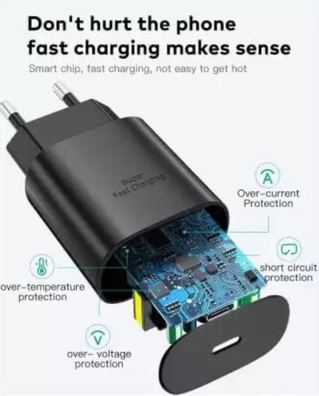 MTech  25 Watt Charger USB Type C Travel Adapter