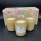 Scented Candles 3pc In Gift Box