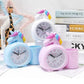 Kids Unicorn Theme Vintage Alarm Clock-Various Colours