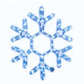 MTech Radiating Star Snowflake LED Light