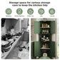 MFurn Farmhouse Storage Corner Cabinet with 4 Barn Style Doors and 5 Storage Shelves, Corner Storage Cabinet for Kitchen, Living Room-Various Colours-Pre-Order Now Available