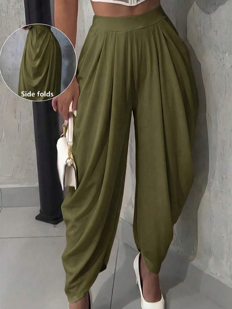 Ladies Loose Flowing Shuttle Trousers-Various Colours