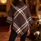 Ladies Geometric Knitted Poncho