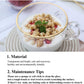 Cereal Bowl Set With Gold Trim - 4pc