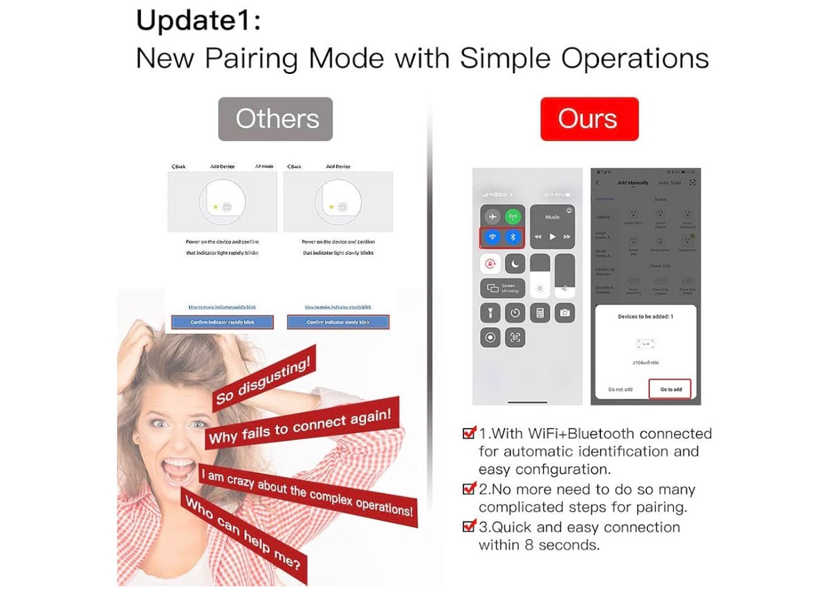 Moes Smart Switch Module 4 Gang