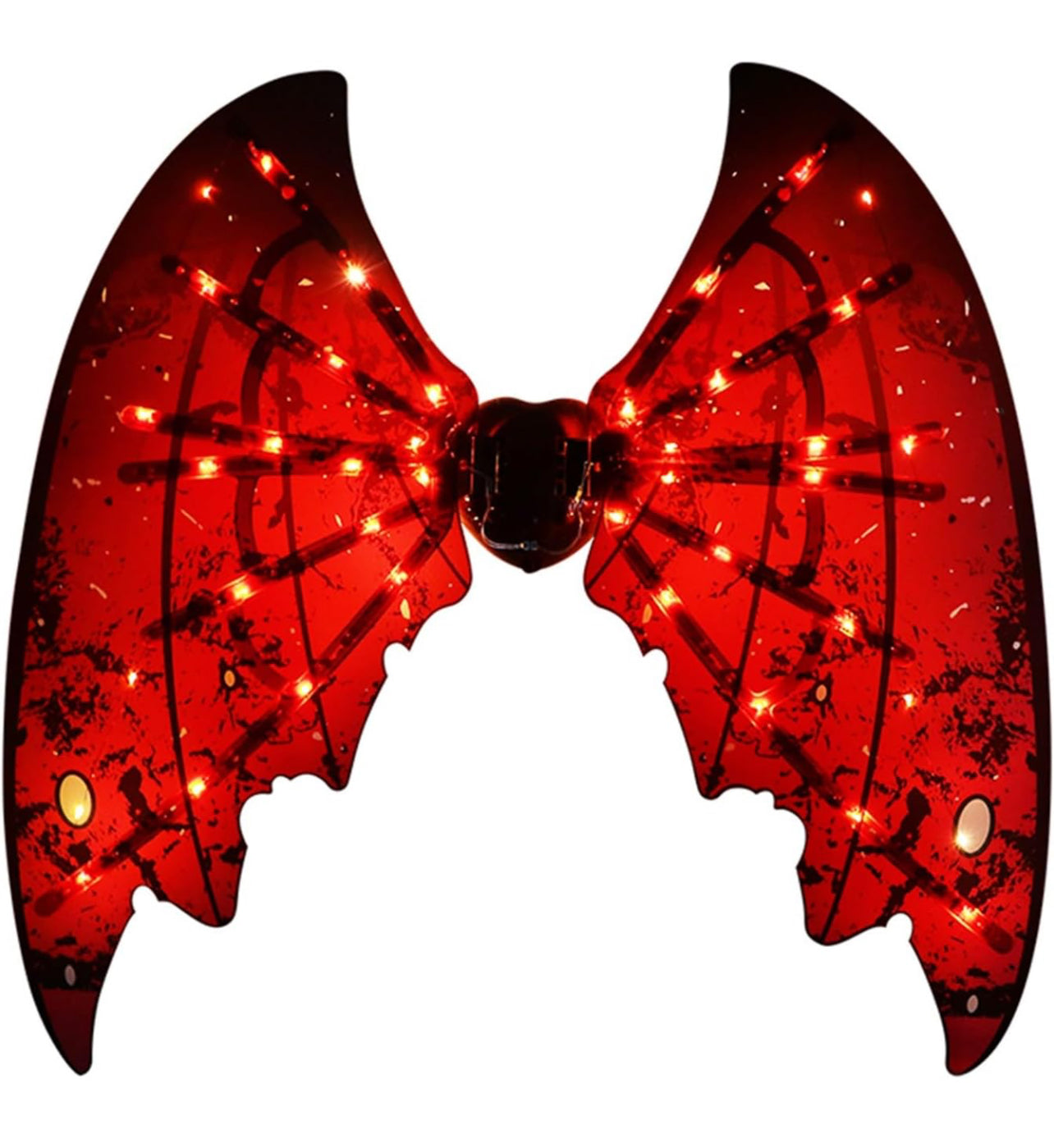 Fairy Wings with LED Lights for Kids Girls,Demon Wing Angel Wing Halloween Costume Birthday Party Favors