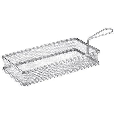 Stainless Steel Rectangular Serving Basket