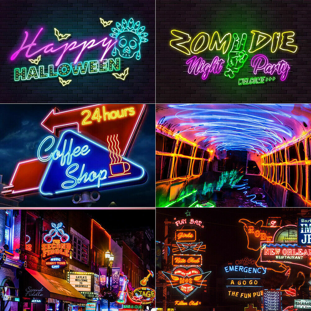 Neon Flexible Light Strip Rope Wall Bar Shop Open Sign 12Volt In/Outdoor Application- Various Colours 50M