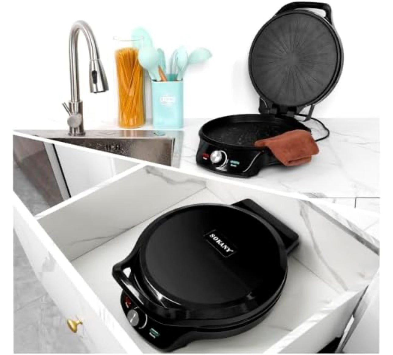 SOKANY Electric Pizza Maker 2000w.