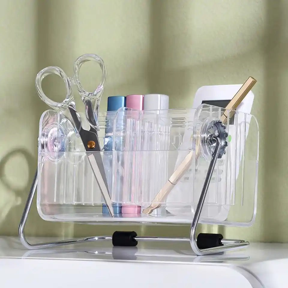 Acrylic Remote Control Holder Organiser Multi Functional for Dorm TV Remotes