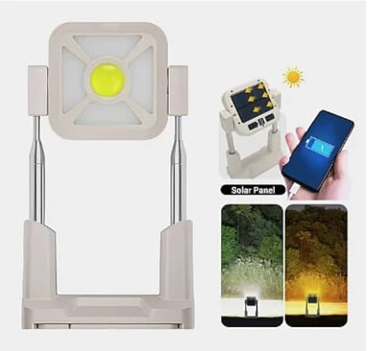 MTech
Multi-Functional Dimmable LED Solar Powered Telescopic Light USB