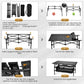 MHome Folding Camping Table – Adjustable Aluminium Outdoor Table with Storage
