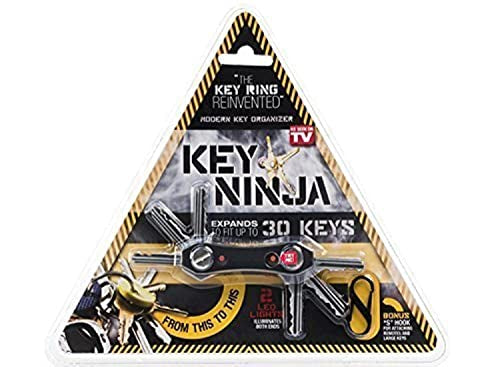 Key Ninja - Organize Up To 30 Keys, Dual LED Lights, Built In Bottle Opener