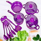 MHome Non-Stick Cookware 13pc Various Colour Options