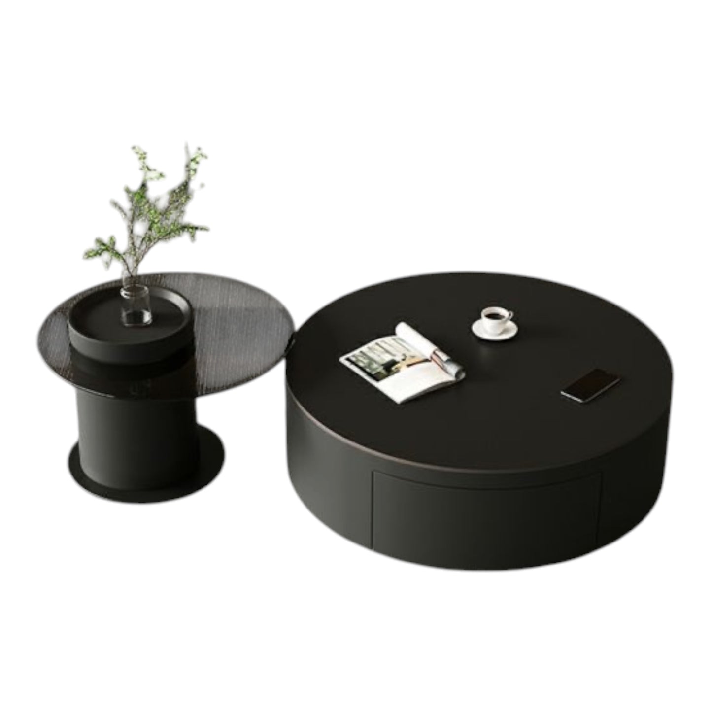 MFURN Nordic Styled Nesting Coffee Table Set 2pc