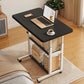 Laptop Desk With 2 Shelves+Height Adjustable