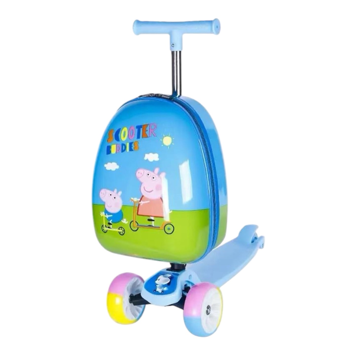 MTech Kids Scooter Suitcase - Peppa Pig Theme