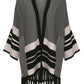 Ladies Poncho-Style Cardigan -Various Colours