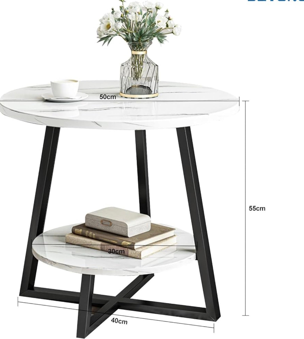 MFurn Premium Minimalist Double Layer Side Table – Various Colours