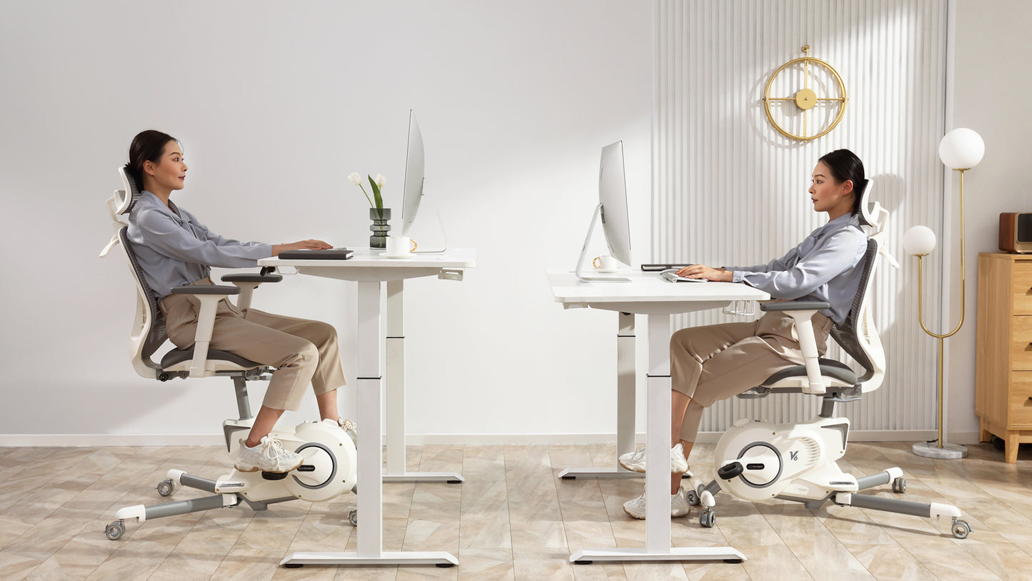 V6 ErgoBike Office Fitness Chair | Built-In Exercise Bike for Office and Home