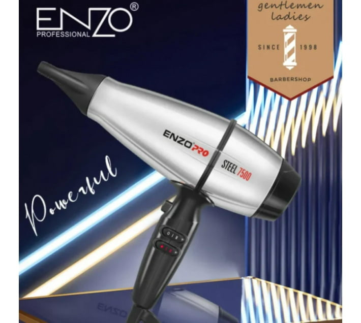 ENZO Metal 2 Gears Temperature Setting Professional Salon Hair Dryer  - 7500w