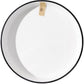 Dinner Plates Plates Household Ceramic Vertical Pattern Chinese Dinner Plate Set Creative Personalized Deep Soup Plate Microwaveable Salad Plates 6pc Set