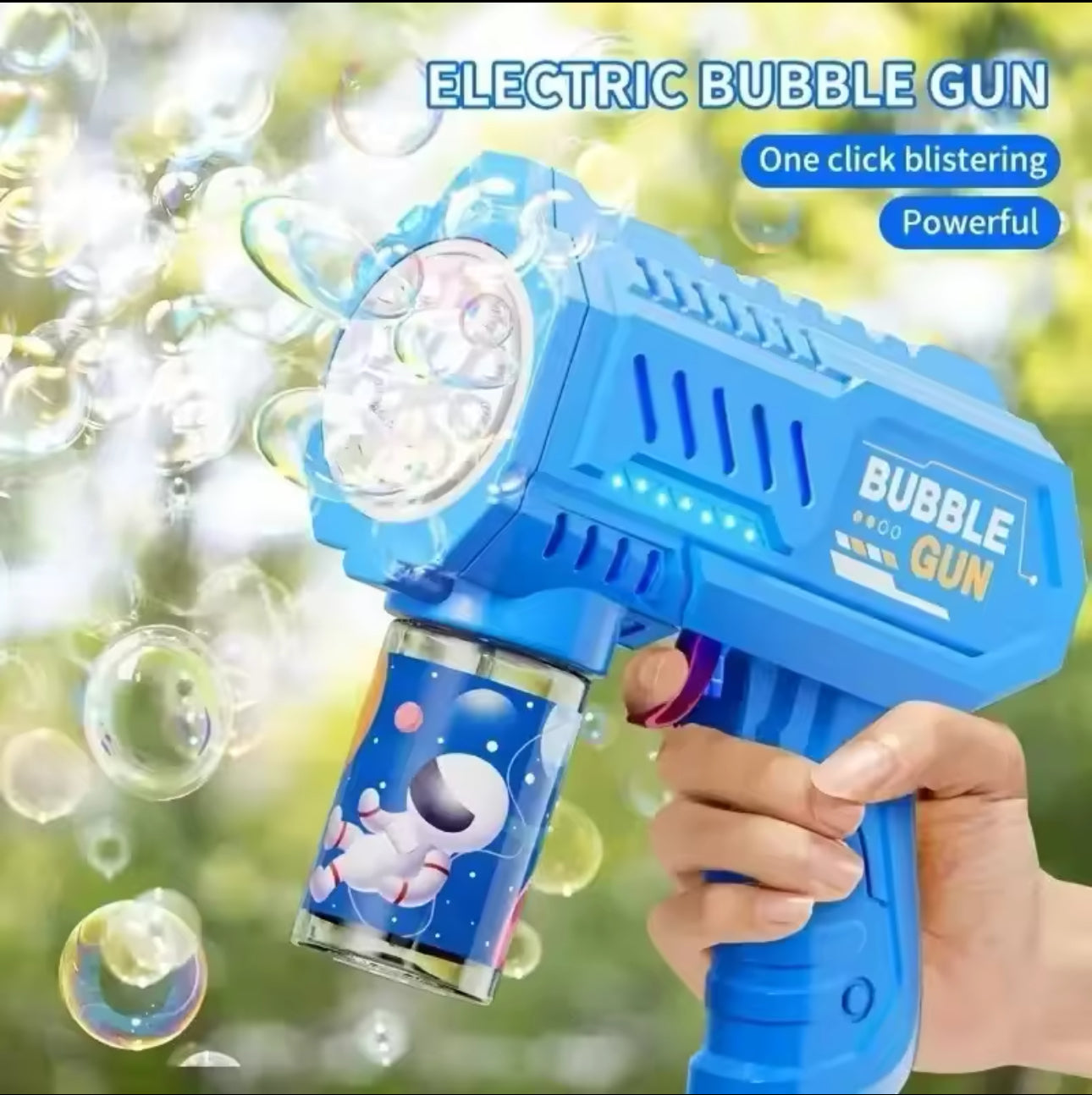 Children Electric Bubble Gun Rocket Soap Automatic bubble machine Kids Summer Outdoor Bubble Blowing Toys for Kids