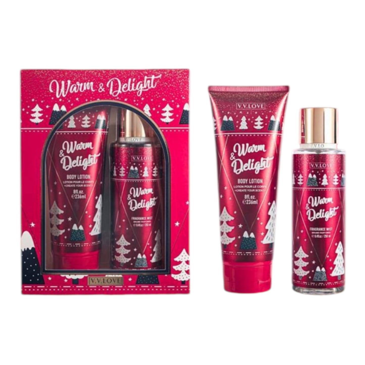 Christmas Fragrance & Body Lotion Gift Sets-Various Options