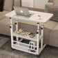 Laptop Desk With 2 Shelves+Height Adjustable