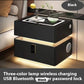 Nordic style smart bedside cabinets with wireless charging, Bluetooth speaker, LED strip, and secure password lock drawer-Available In Various Colours PreOrder Sales Now Available!