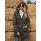 Ladies Winter Parka Hooded Jackets - Various Colours