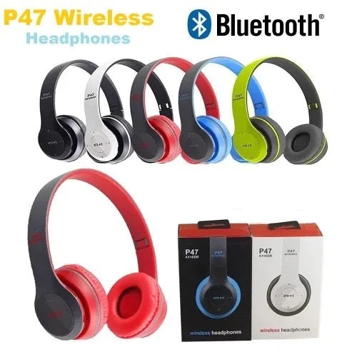 P47 Wireless Bluetooth Headphones - Multi Color