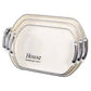 MHome Elegant Rectangular Tray Set 3PC – Melamine with Gold & Silver Trim
