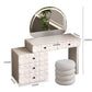 MFURN Contemporary Modern Vanity Set White