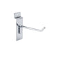 Chrome Slat Wall Hook – Pack of 10 25cm Heavy-Duty Metal Panel Hooks