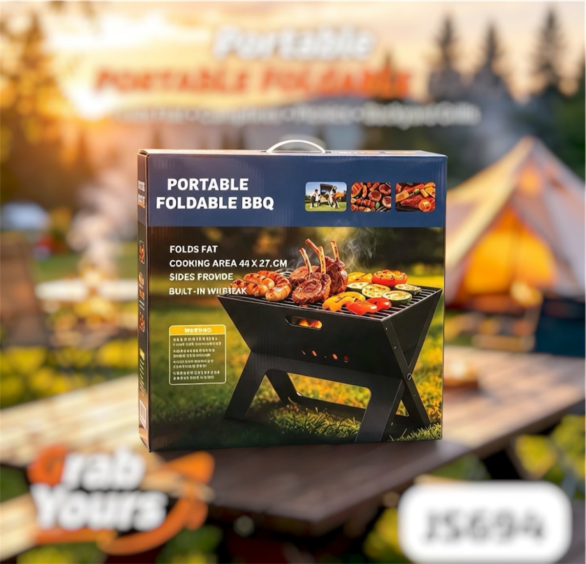 MHome Foldable Braai Stand