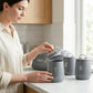 MHome 4-Piece Vintage Style Bread Bin And Canister Set-Various Colours