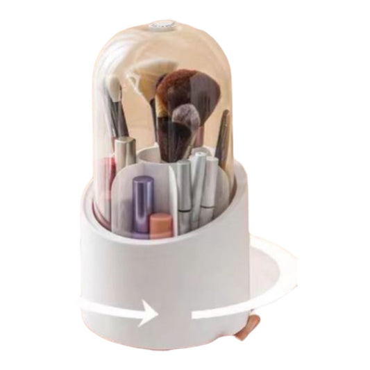 Rotating Makeup Brush Organiser 2pc Set
